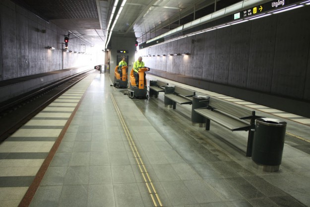 Städning i Citytunneln Malmö